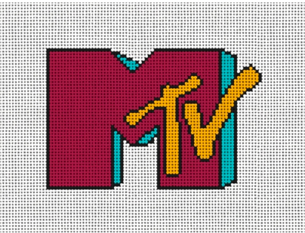 MTV Logo Printed Canvas