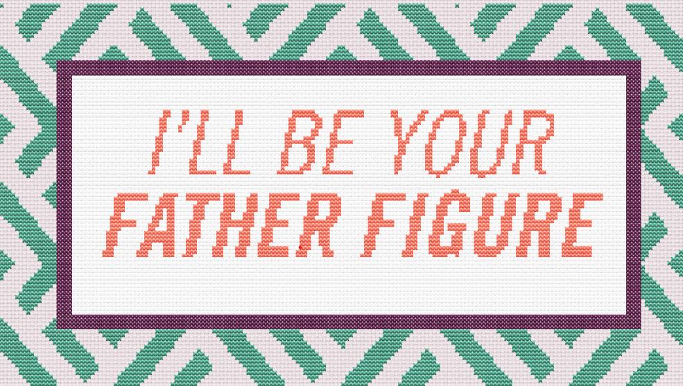 Father Figure Printed Canvas