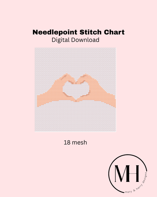 Heart Hands DIGITAL CHART