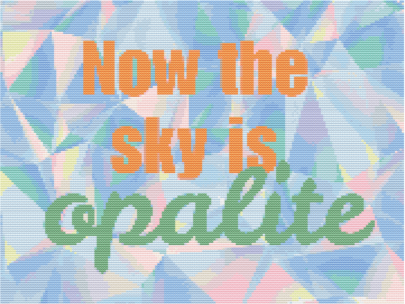 Opalite Insert Printed Canvas