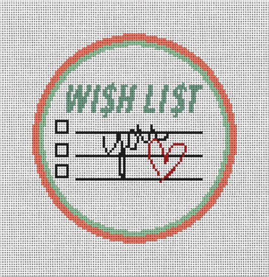 Wish List Ornament Canvas